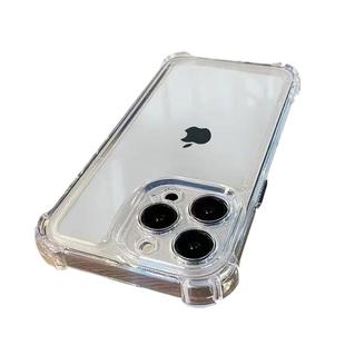 不发黄适用16/17苹果14pro手机壳iPhone13四角防摔12promax手机11自带镜头膜15plus透明亚克力xs简约保护套