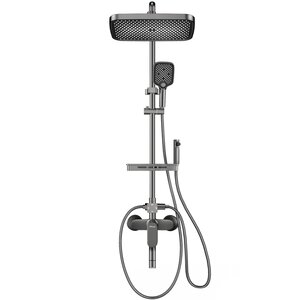 龙樱卫浴九牧王卫生间全铜冷热淋浴花洒套装家用浴室酒店洗澡增压喷头通用