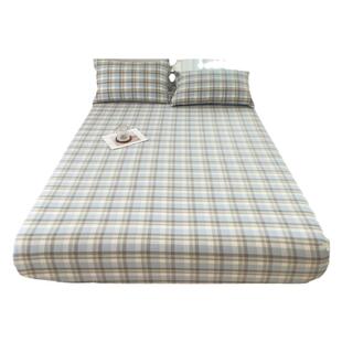 全棉水洗棉床笠单件2026年新款纯棉席梦思床垫套保护罩床罩三件套