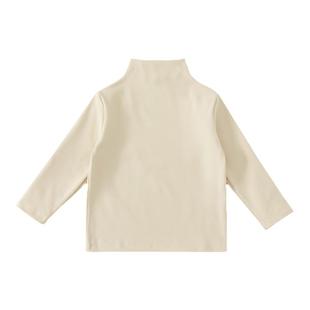 儿童打底衫半高领男童上衣女童T恤2026春装新款宝宝童装春季