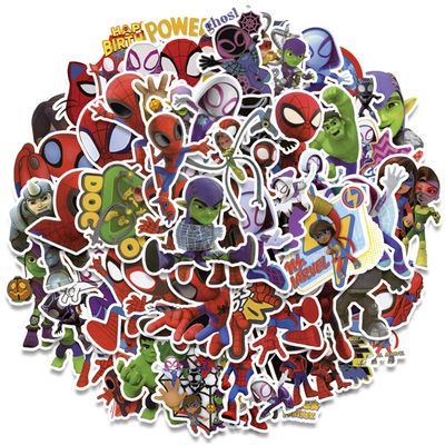 50张蜘蛛spiderman绿巨人装饰贴