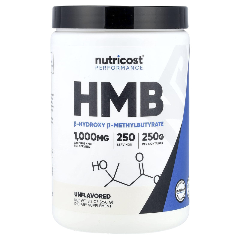 NutricostHMB运动营养粉肌肉恢复支持ß-羟基ß-甲基丁酸酯