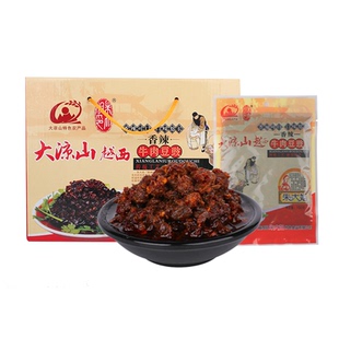 大凉山越西朱大姐香辣牛肉豆豉 100g*10袋/礼盒装 下饭炒菜 开胃