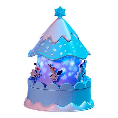 艾莎公主音乐八音盒投影灯圣诞节