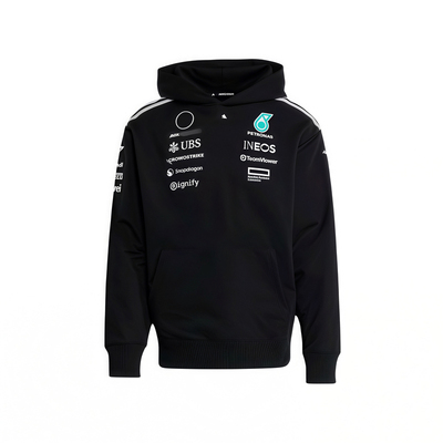 F1赛车奔驰车队连帽卫衣梅奔队服