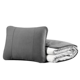 汽车抱枕被子两用折叠加厚冬季婴儿绒车载多功能车用空调被腰靠枕