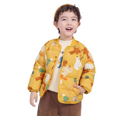 男童短款轻薄羽绒服巴拉巴拉女