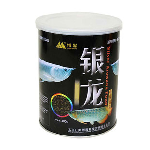 博冠银龙鱼饲料专用鱼食金龙鱼红龙鱼鱼粮地图招财鱼大型条状上浮