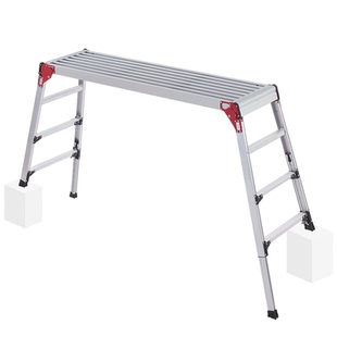 日本长谷川梯子家用多功能折叠梯伸缩梯超宽天板高承重工程装修梯