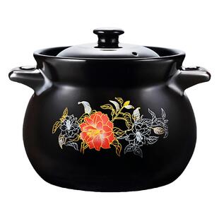 新耐烧砂锅家用电陶炉明火煤气灶汤煲加厚炖锅燃气陶瓷煲汤锅沙锅