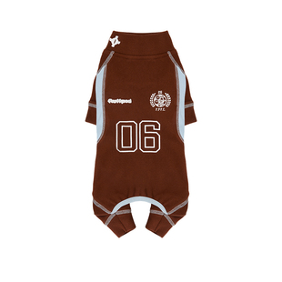 fluff pod抚拍狗狗新年保暖德绒四脚衣腊肠雪纳瑞泰迪超弹打底衫