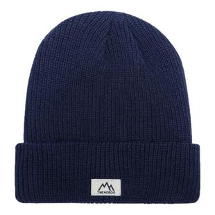 新款韩版户外藏青色毛线帽男女秋冬显脸小日系帽子时尚保暖针织帽