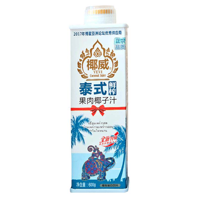 椰威泰式鲜榨椰汁600ml*6瓶整箱