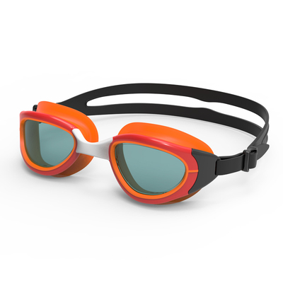 鲸鱼泳镜时尚炫彩透明高清防雾