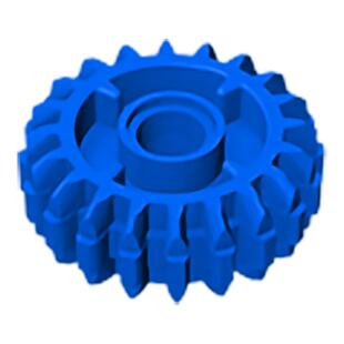 兼容乐高35185 科技配件 双斜面20齿传动齿轮MOC 定制