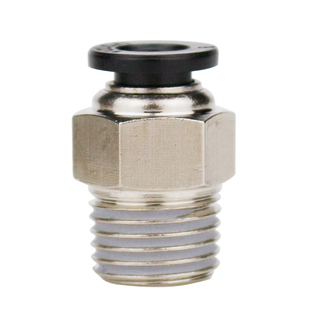 气管接头气动快插快速螺纹直通接头子配件元件大全pc8-02 6mm 4分