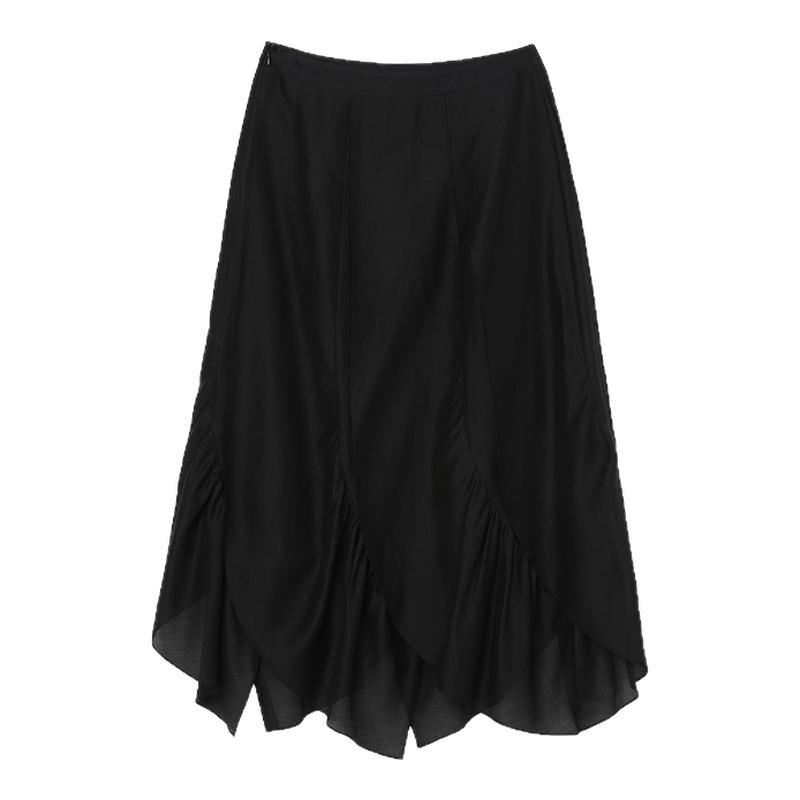 糖皮出品 星河闪耀 错落花瓣 醋酸莫代尔人棉 夏季轻薄高腰半身裙