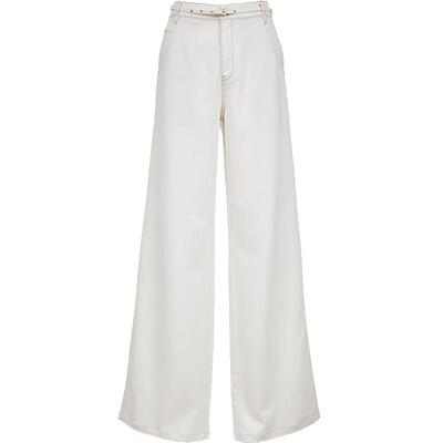 VeroModa可拆腰带宽松牛仔裤