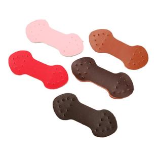 钥钥手工 包包DIY配件袋口固定双耳牛皮搭扣1.2元一片  可穿D字扣