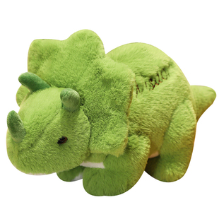 可爱小恐龙毛绒玩具抱睡公仔三角龙玩偶男孩抱枕娃娃儿童生日礼物