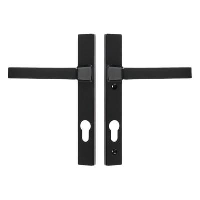 断桥铝门锁平开门把手铝合金执手门拉手配件配8520单多点8535锁体