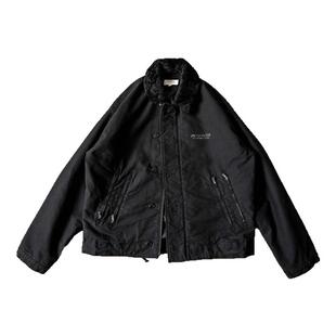 NOFAITH日系复古翻领纯棉拼接甲板服男宽松休闲夹克外套上衣潮牌