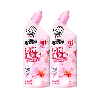 老管家花香洁厕灵啫喱持久挂壁