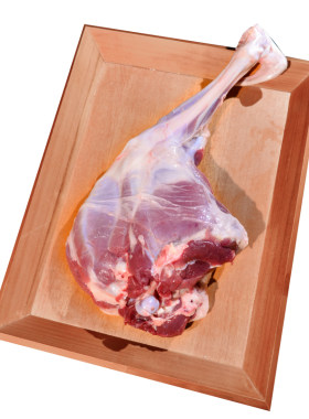 正宗内蒙古散养羔羊肉羊后腿整条