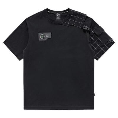 VIP短袖t恤夏季拼接宽松打底朋克