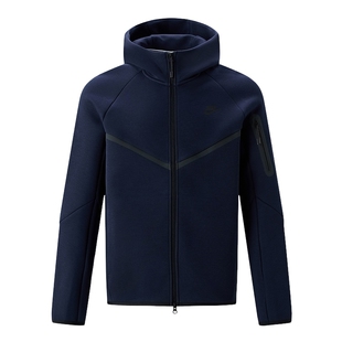 NIKE耐克连帽外套男装春秋新款运动服健身跑步针织夹克HV0950-451