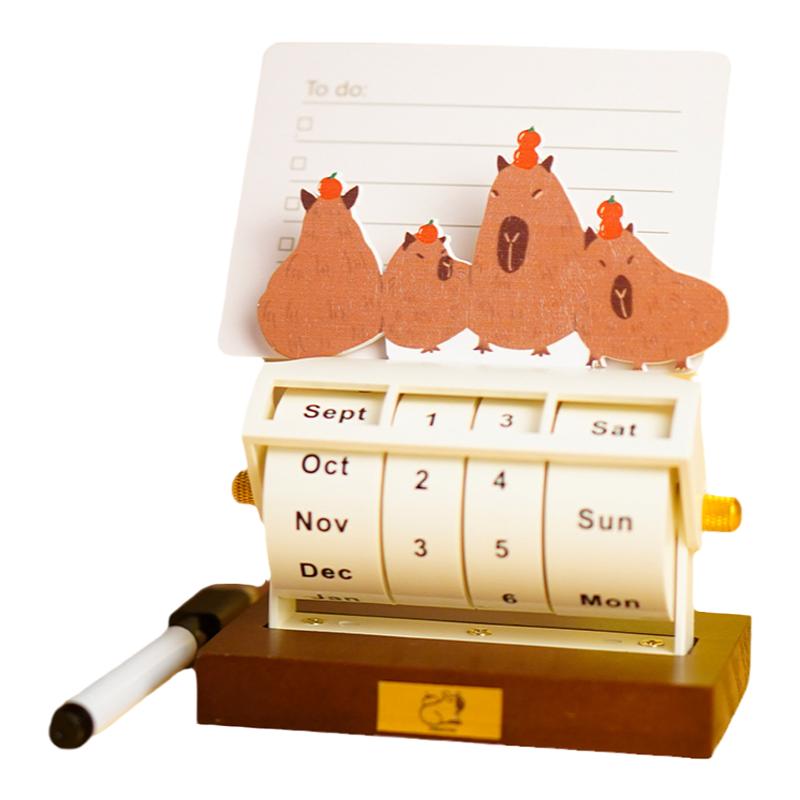 卡皮巴拉摆件日历桌面创意实用送女生女朋友闺蜜高级小众生日礼物