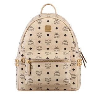[送女友]【新年礼物】MCM STARK小号铆钉双肩男女背包