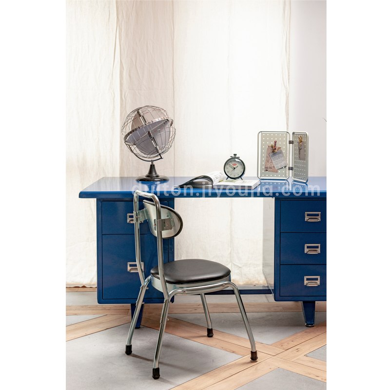 8V稻谷藏库 DULTON金属高矮椅子 PU座面餐吧凳 简约咖啡厅家用凳