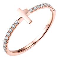 18kjustgold鎮(zhèn)金店17分鉆石戒指