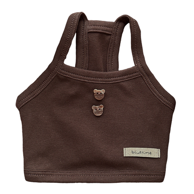 bluetime宠物小吊带纯棉简约原创