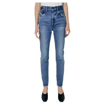 MOUSSY复古休闲风磨损牛仔裤