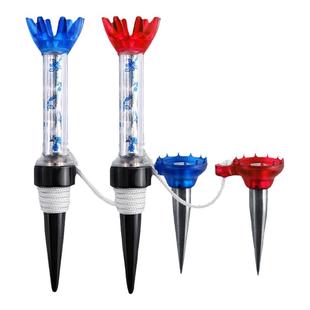 高尔夫球钉子母TEE塑料球托磁性开球T彩色塑胶球针防打飞盒装梯80