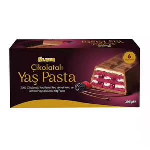 土耳其优客牌YASPASTA巧克力涂层果酱夹心蛋糕395g网红巧克力蛋糕