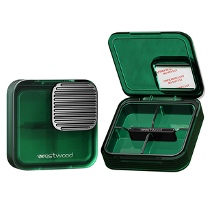 日式药盒便携分装一日三餐分药盒七天密封防潮随身保健药品分装盒