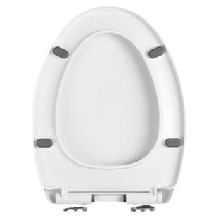 马桶盖家用通用加厚坐盖板厕所替换配件老式座便器坐垫圈盖子UV型