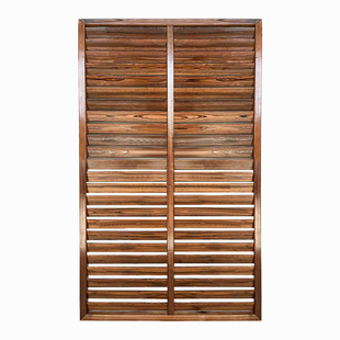 户外庭院防腐木栅栏围栏阳台隔断花园露台百叶护栏屏风围墙篱笆