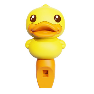 B.Duck小黄鸭儿童口哨玩具幼儿园哨子宝宝训练小喇叭男女孩早教