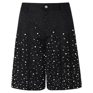 BIRTH OF ROYAL CHILD.BORC 【华晨宇同款】珍珠褶皱七分裤美式