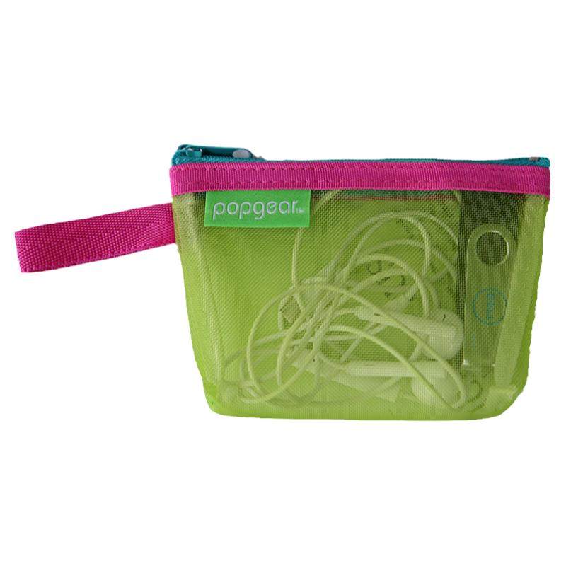 富美高收纳袋811轻生活系列网纹撞色钥匙包卡包袋半透明零钱包杂物袋化妆品收纳立体笔包三角包方形包女士用