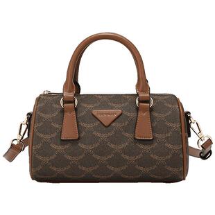 稻草人今年流行包包女斜挎包复古枕头包时尚波士顿包高级感手提包