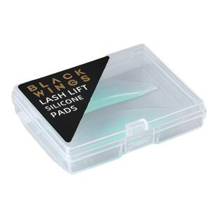 黑之羽自带粘性角蛋白翘睫术模具SuperClear烫睫毛硅胶超级透超粘