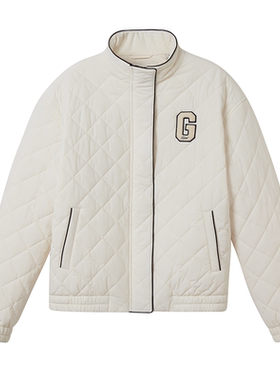 GANT/甘特女士短款立领绗线棉服