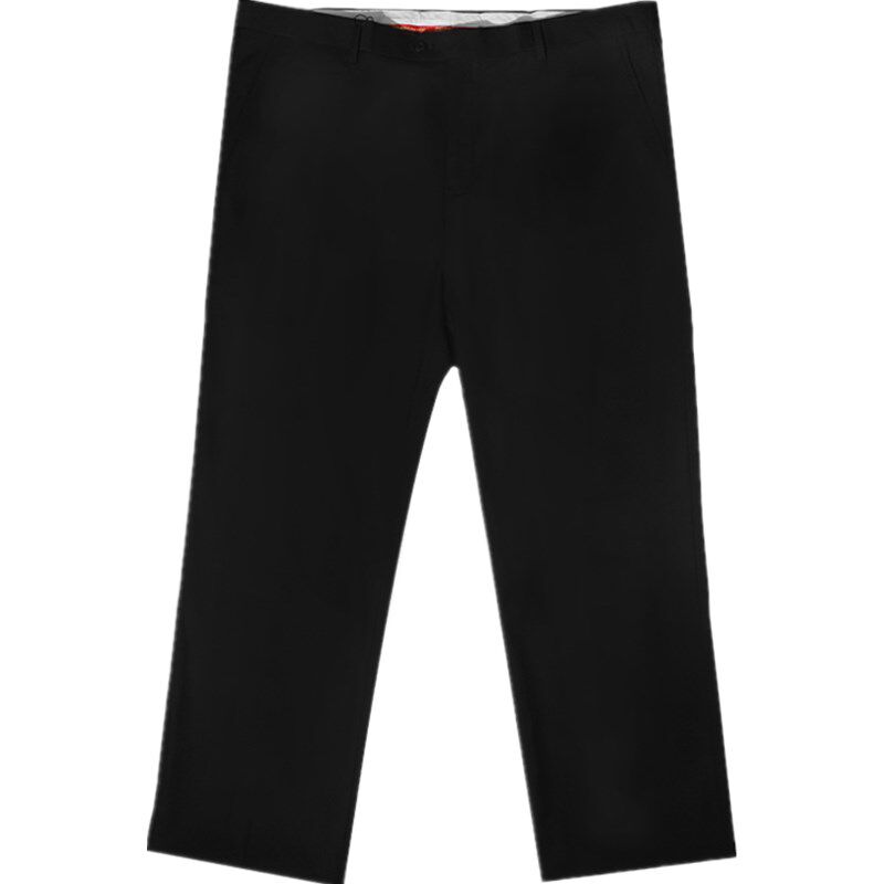 中老年加肥加大码爸爸西裤春夏薄款男裤宽松弹力西装裤胖子深裆裤