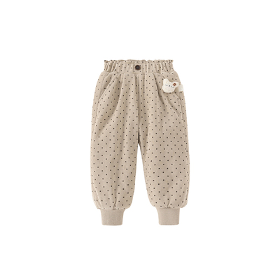 INSbobo儿童裤子波点裤子