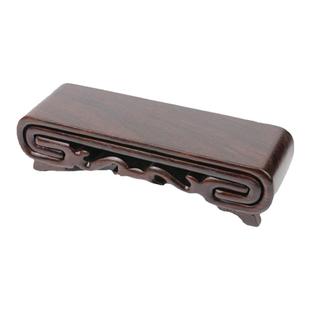 原木苑新款实木工艺品木制书卷几木质底座摆件紫砂壶底座书卷底座